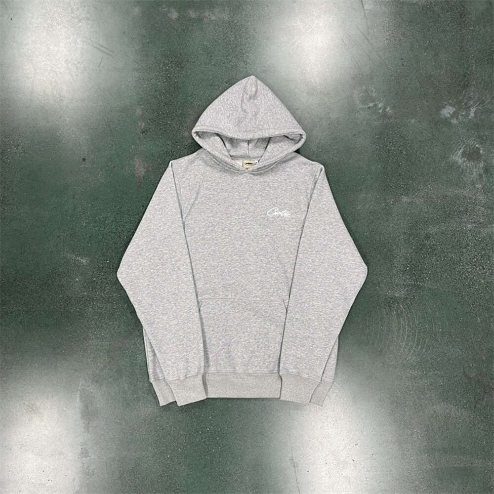 Small Letter Hoodie Gray