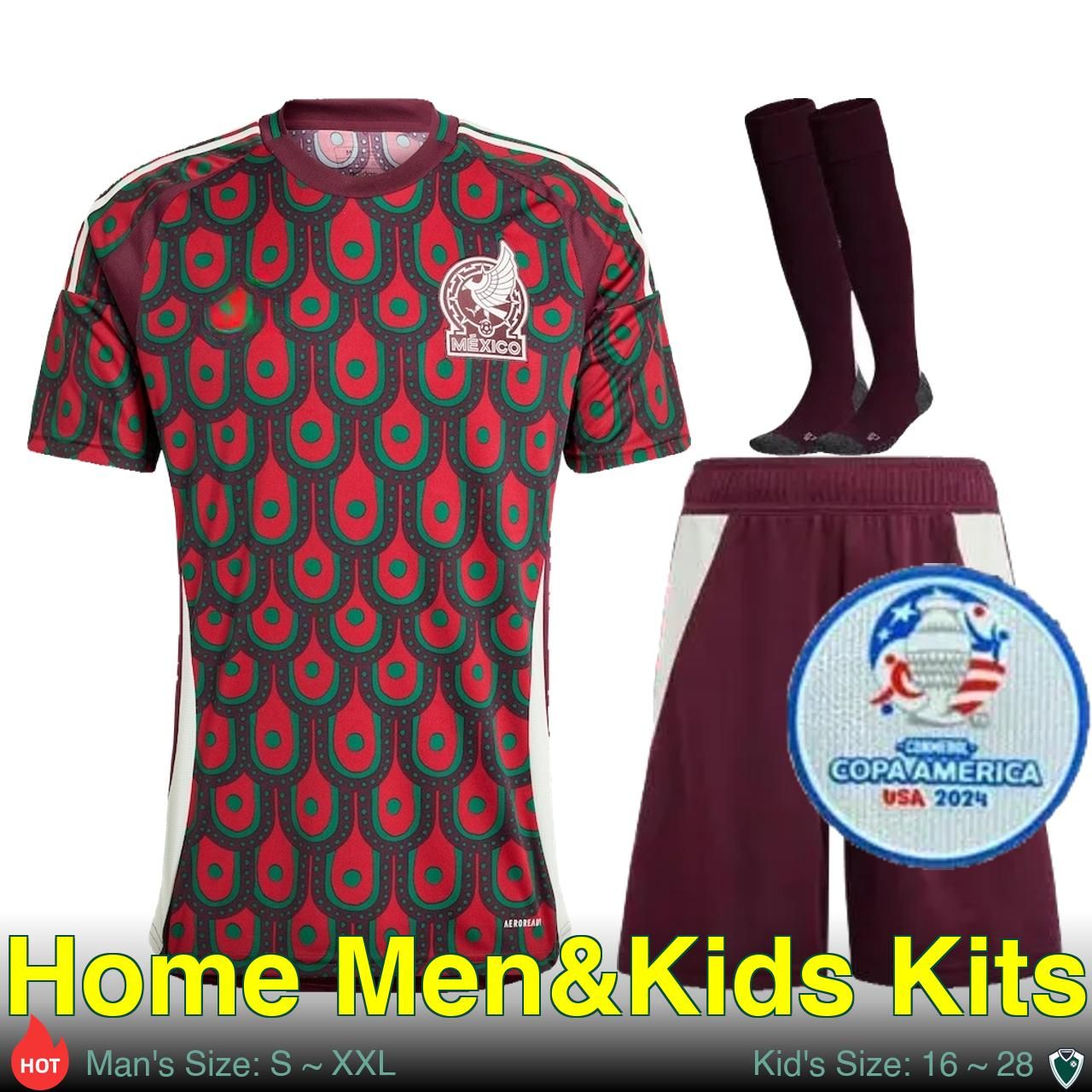 Home Fans Kits(Man+Kid)+Copa America