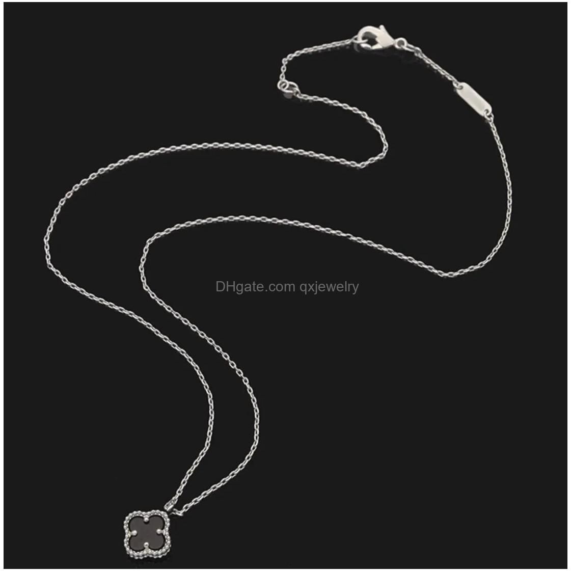 Necklace Silver+Black