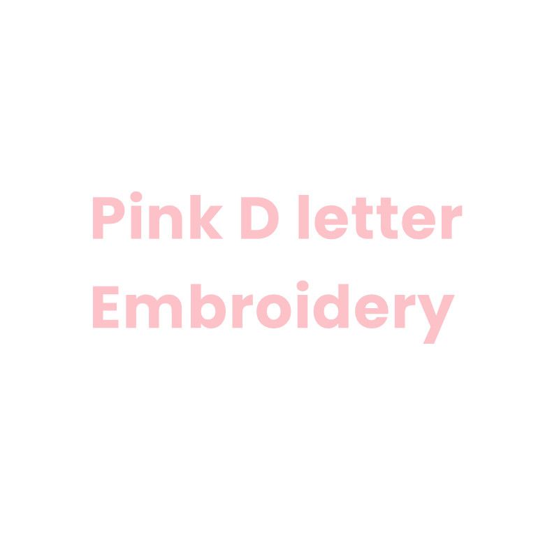 Pink D letter