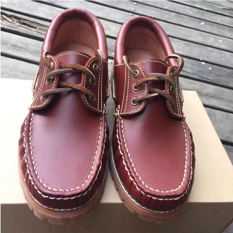 Loafers wine red3