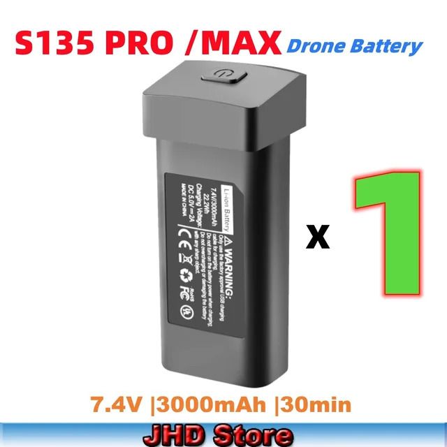 S135 1Battery Siyah