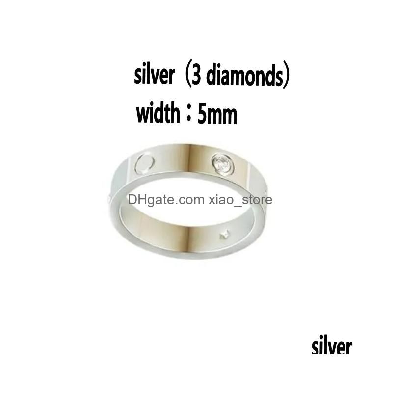 5 mm avec diamant couleur argent