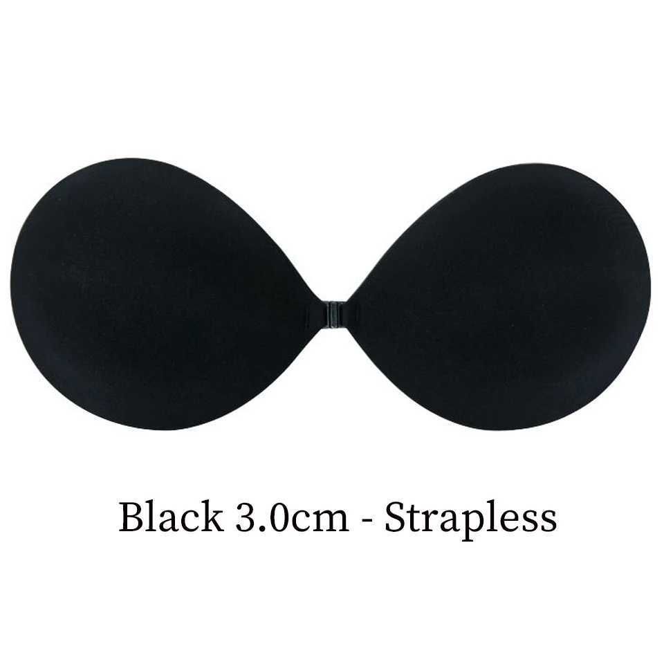3 cm Black Strapless-XL