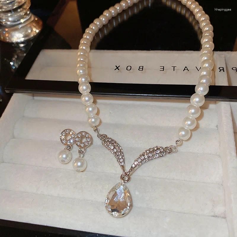 Pearl necklace 2pcs