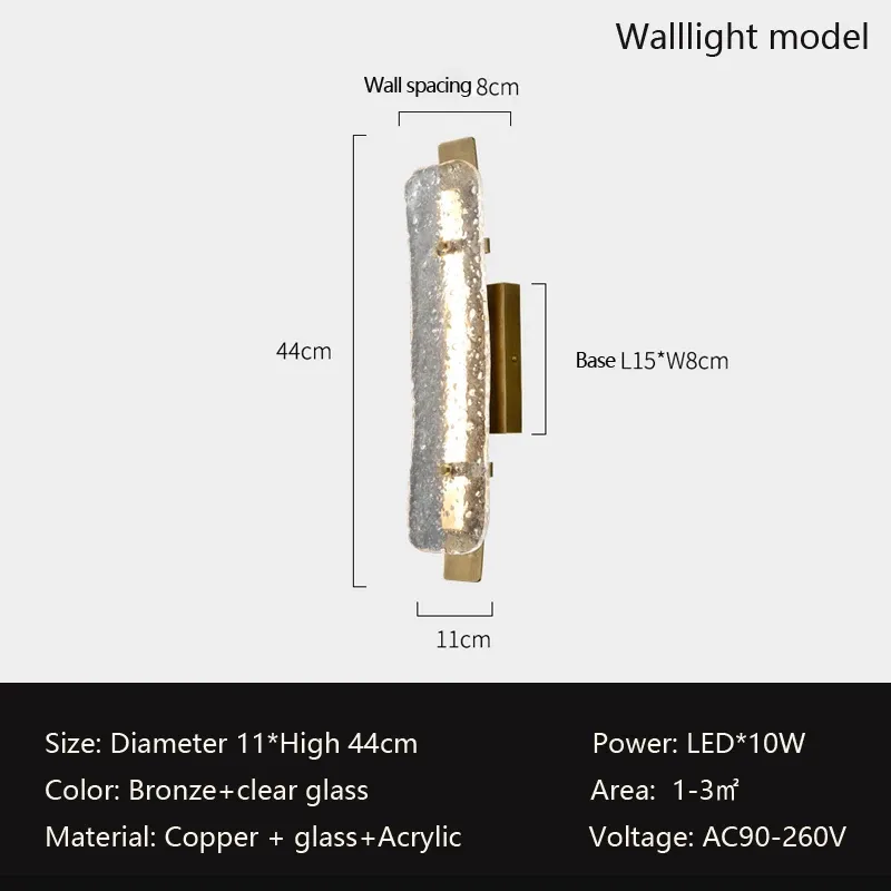 Modèle de lampe murale changeable en Chine