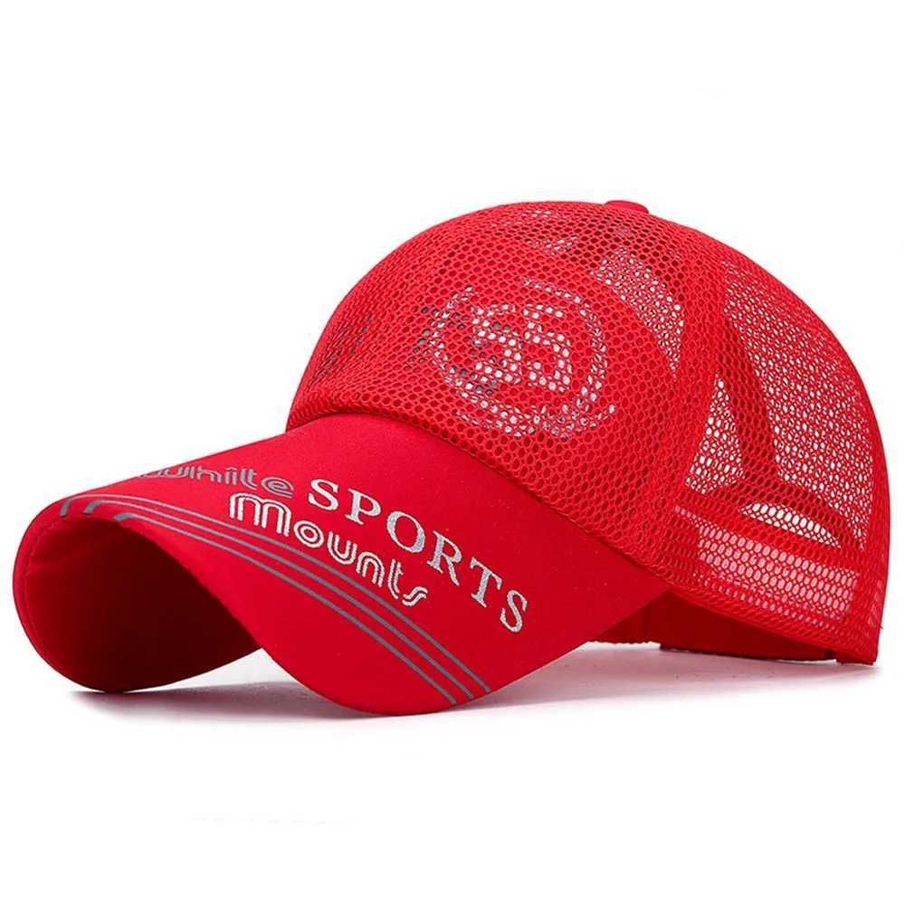 Red Mesh Cap