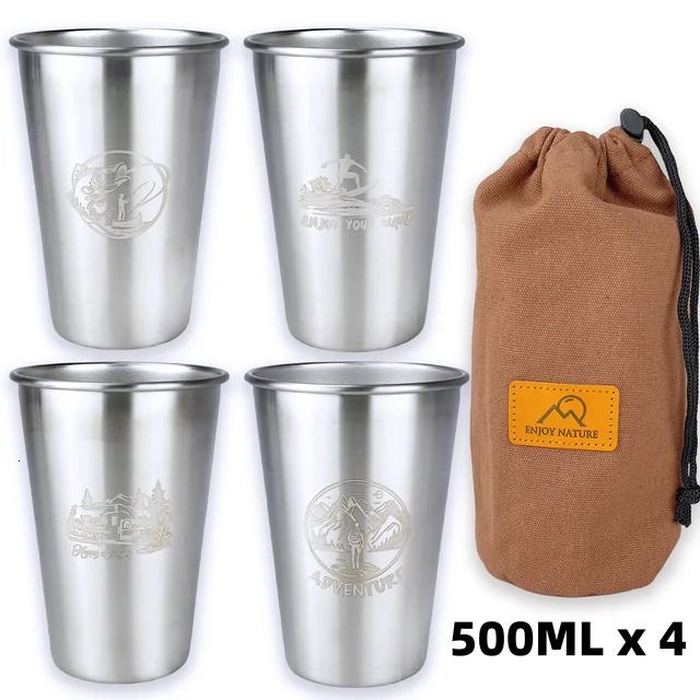 4 Stainless  500ml