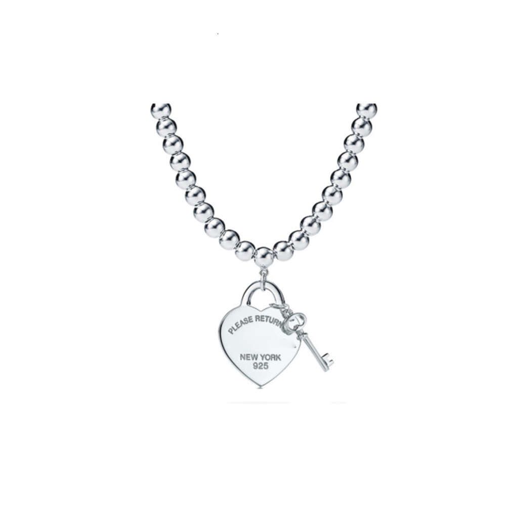 Ball Heart Key Silver-925 Silver