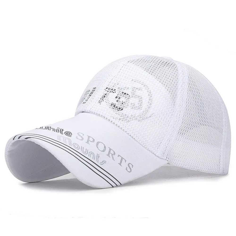 White Mesh Cap