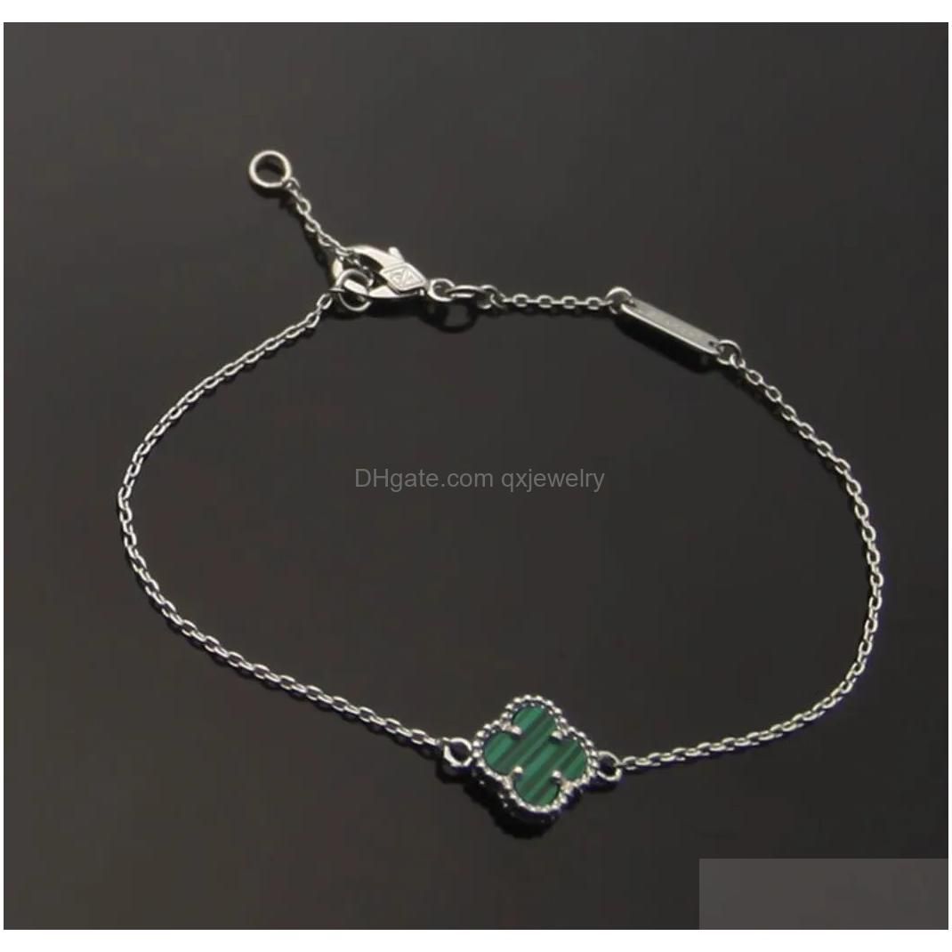 Bracelet Silver+Green