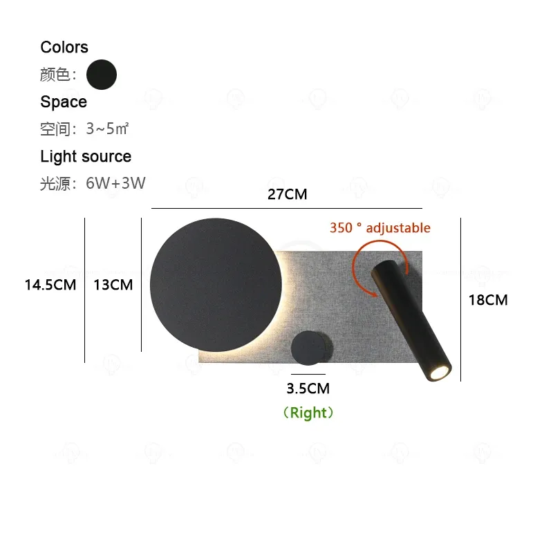 China rechts warmes Licht 3000k