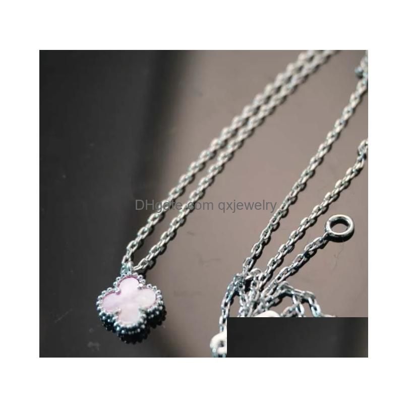 Necklace Silver+Pink