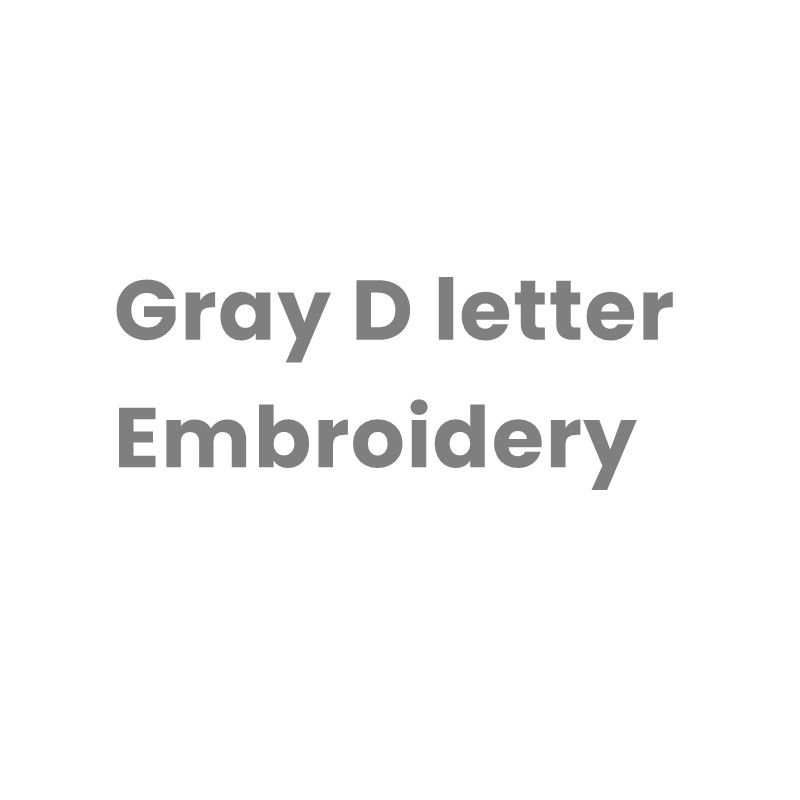 Gray D letter