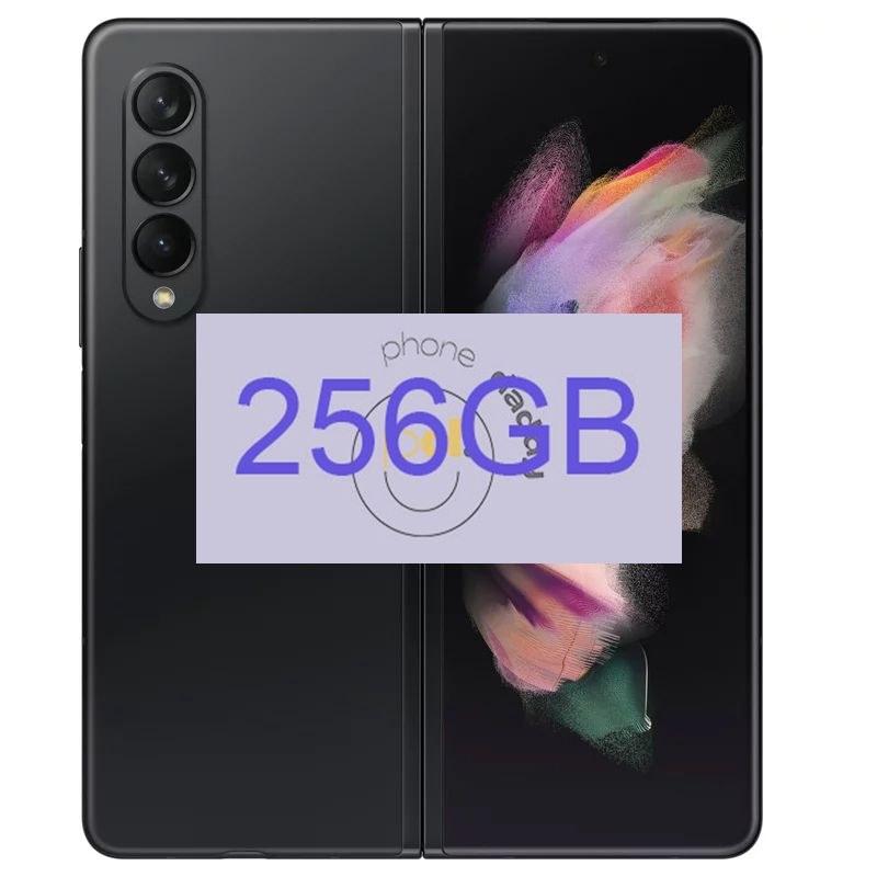 Black Samsung Z Fold 3 256 GB