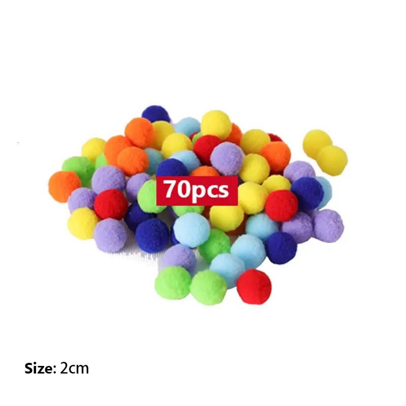 70pcs pompoms