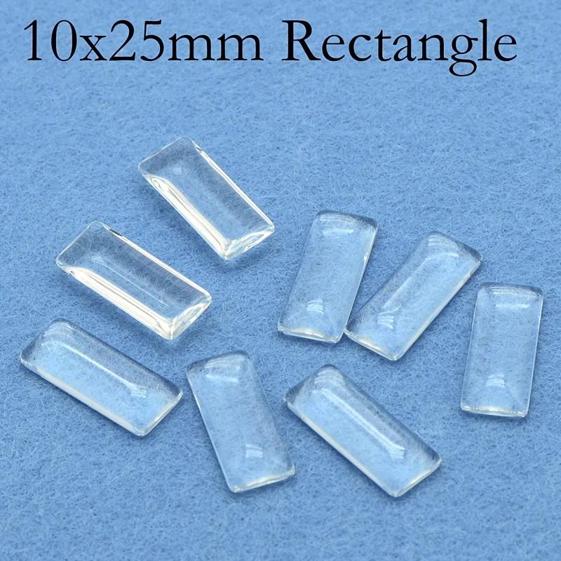 10x50 mm glas