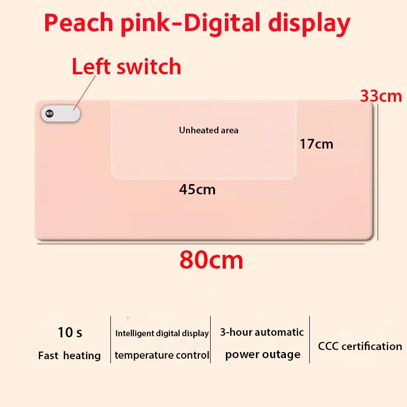 Peach Pink-80x 33cm