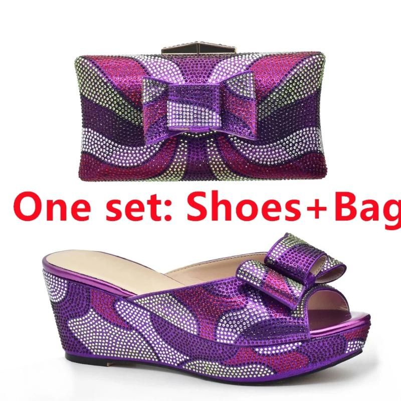 Purple Shoe and Bag