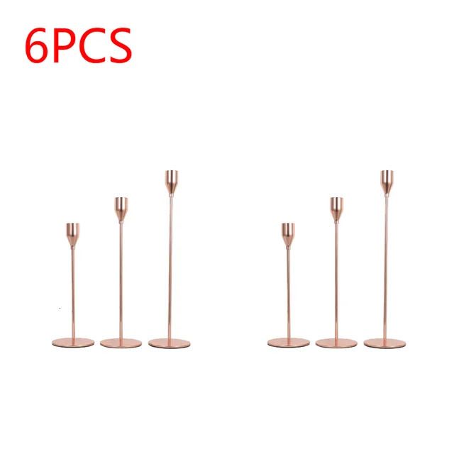 Rose Gold 6pcs