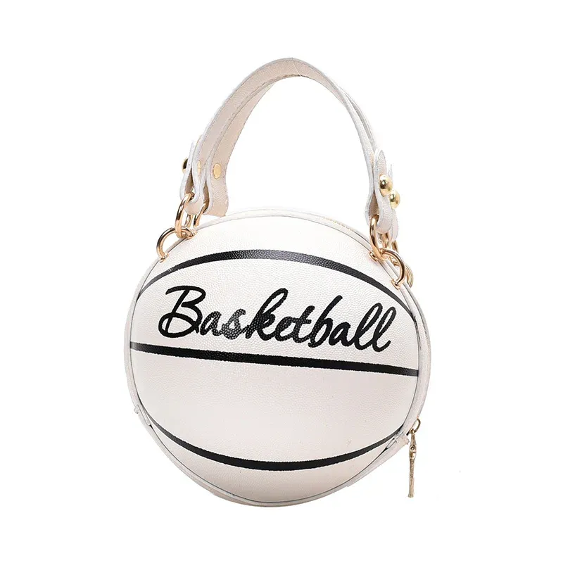 White Basketball Bag