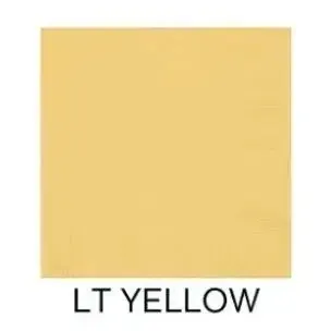 Serviettes jaune clair format cocktail 25 cm