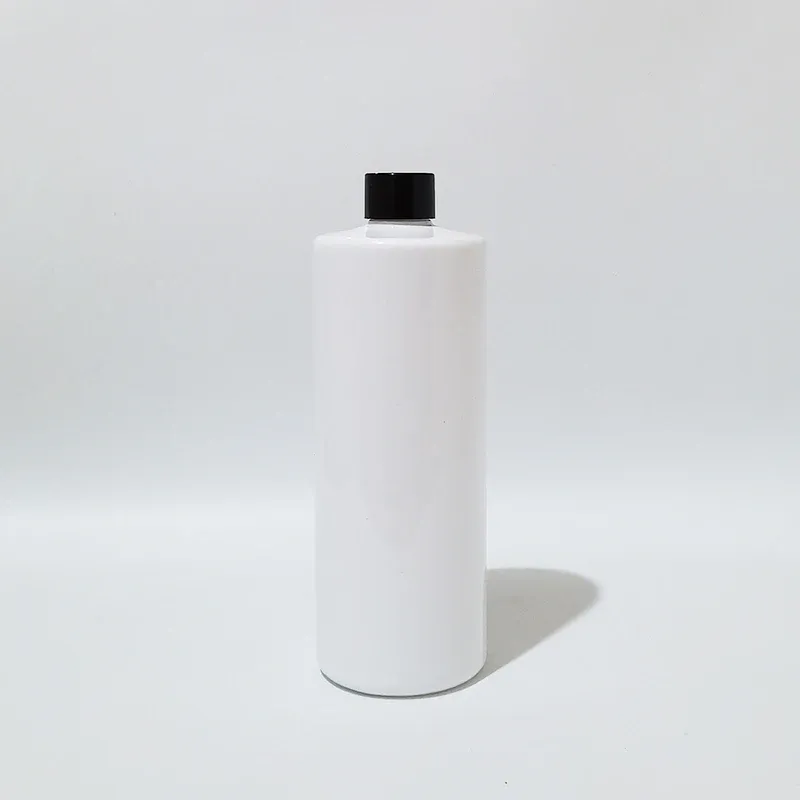 500ml plastic white bottle black