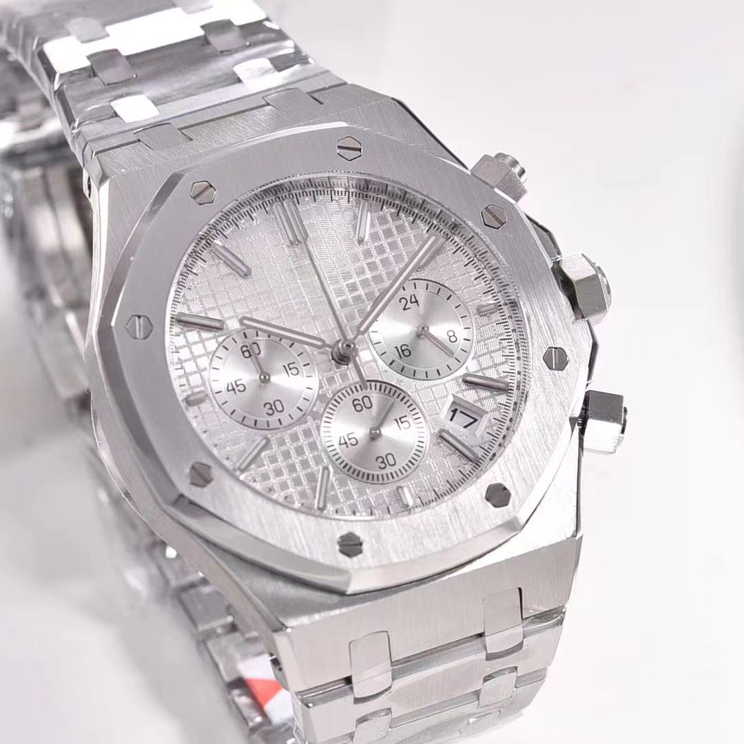 Steel Case White Dial