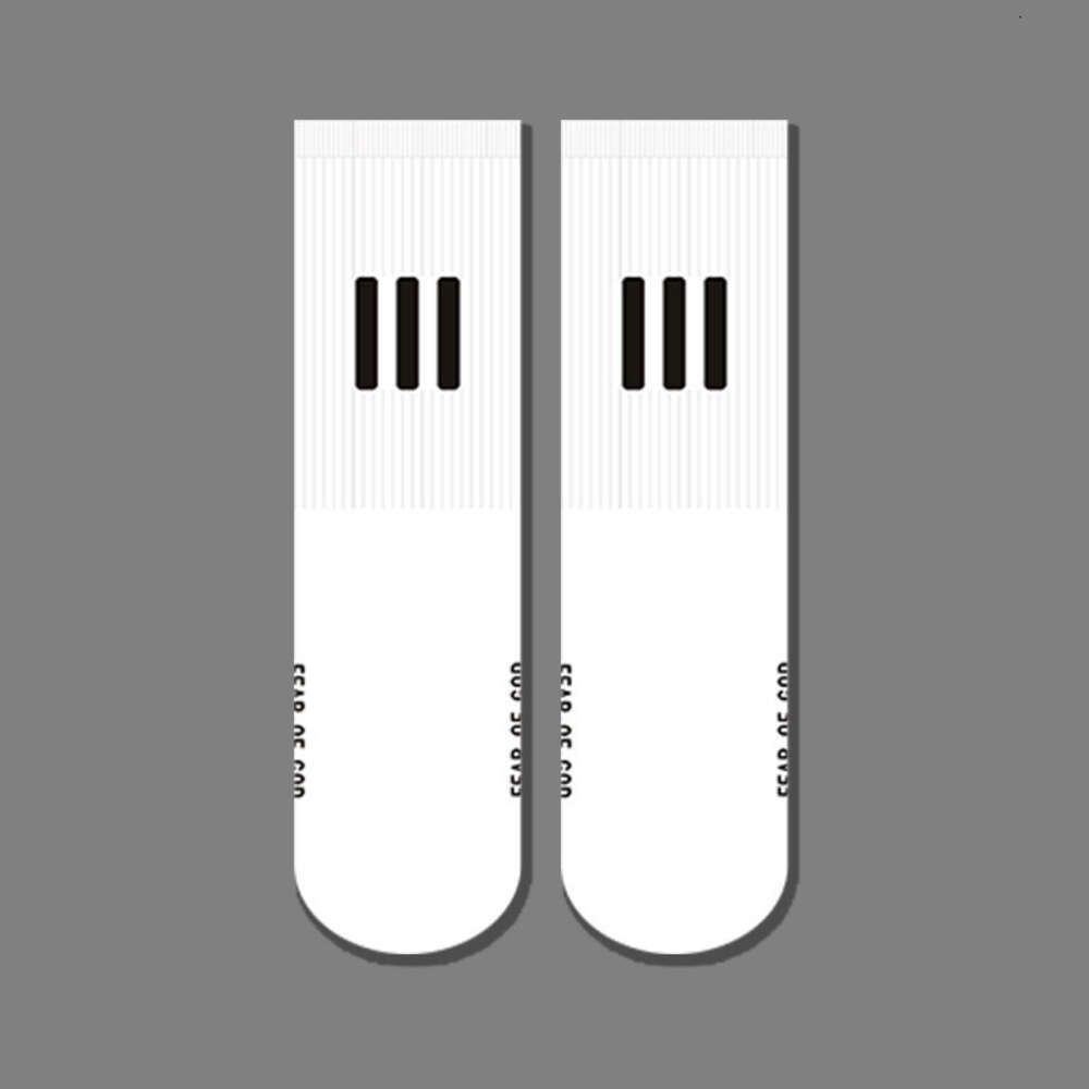 White Fog Mid Length Socks