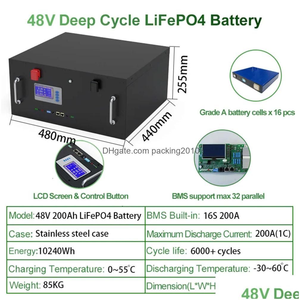 48v 200ah rack