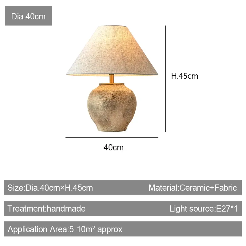 Lampe de table avec ampoule LED