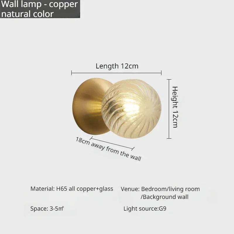 5W No light bulb Gold