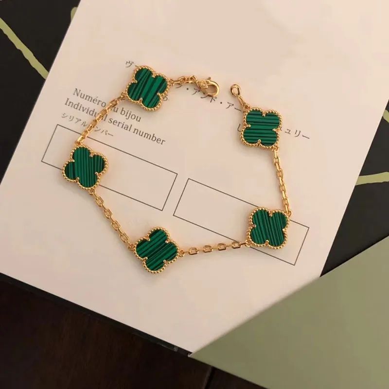 bracelet vert doré