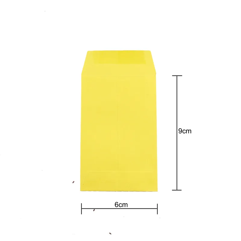 50pcs 6x9 cm giallo