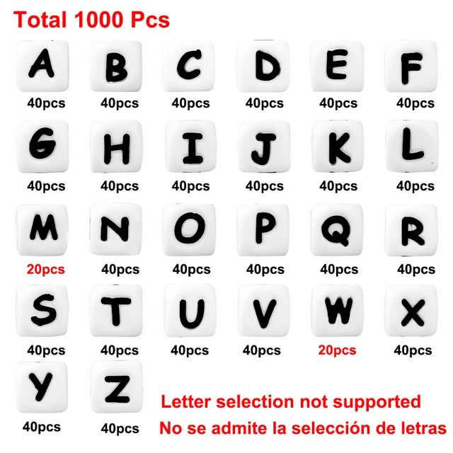 1000pcsは文字を混ぜます