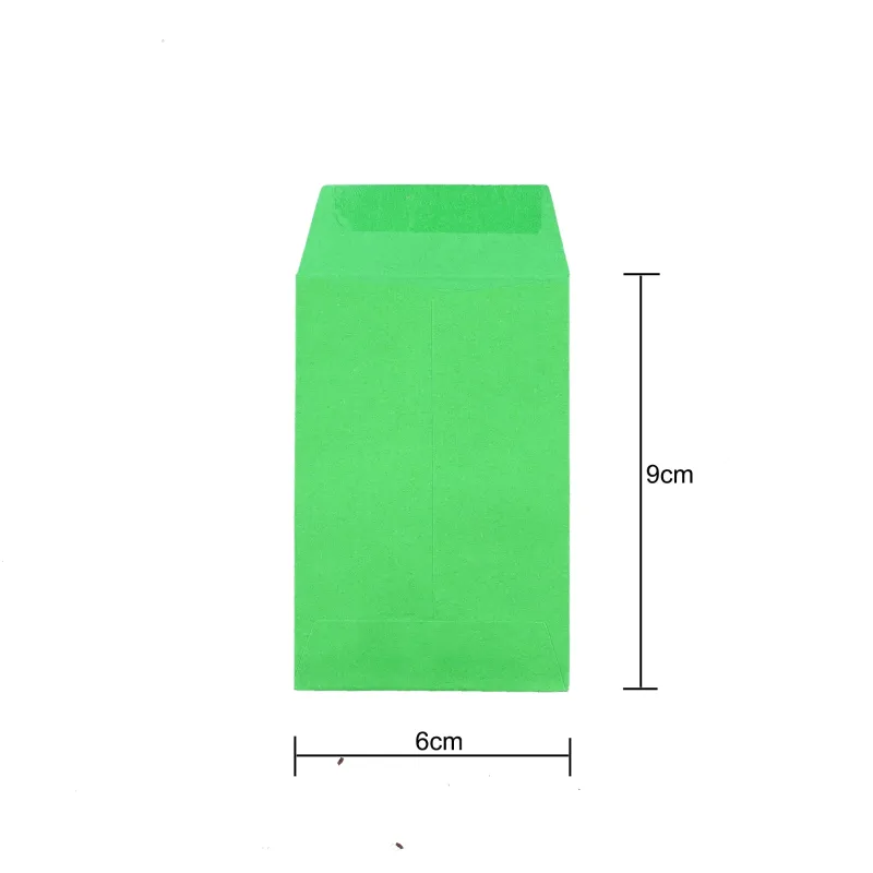 50pcs 6x9 cm verde