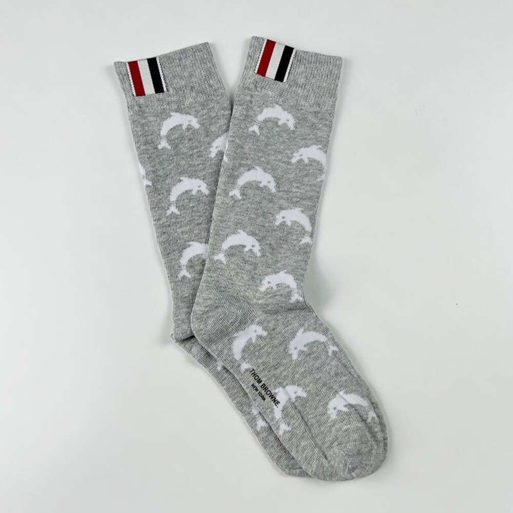 Grey Dolphin Pattern Thin Style