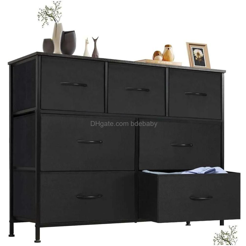 Charcoal Black-7 Drawers