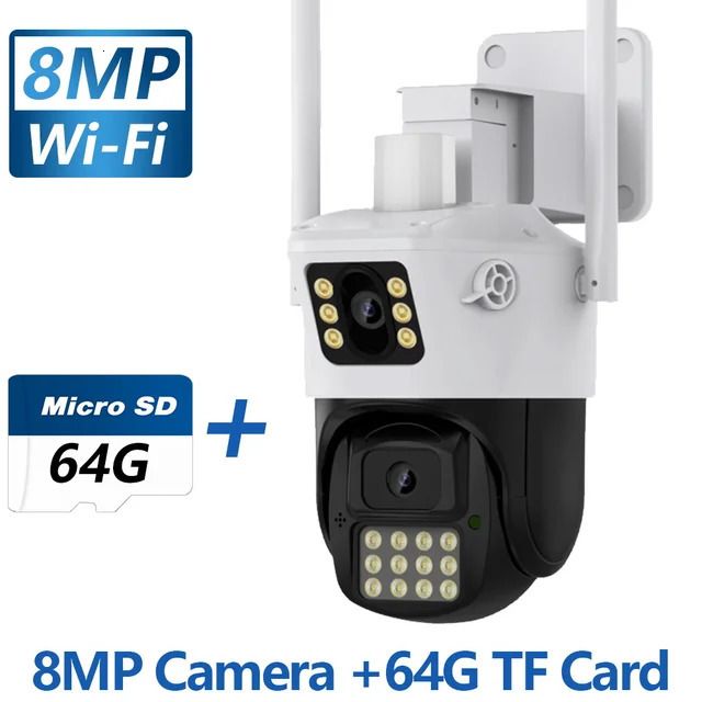 Câmera de 8 MP Adicionar Plugue 64g-Us