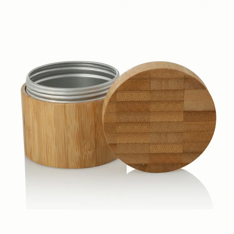 Bambou Cosmetic Jar 30g Wood