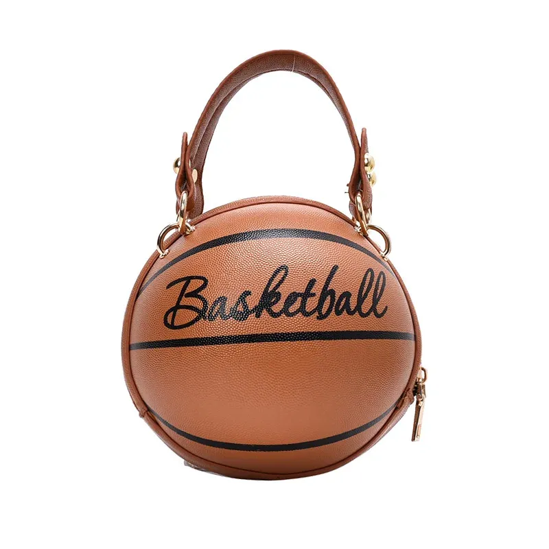 Brown Basketball Bag