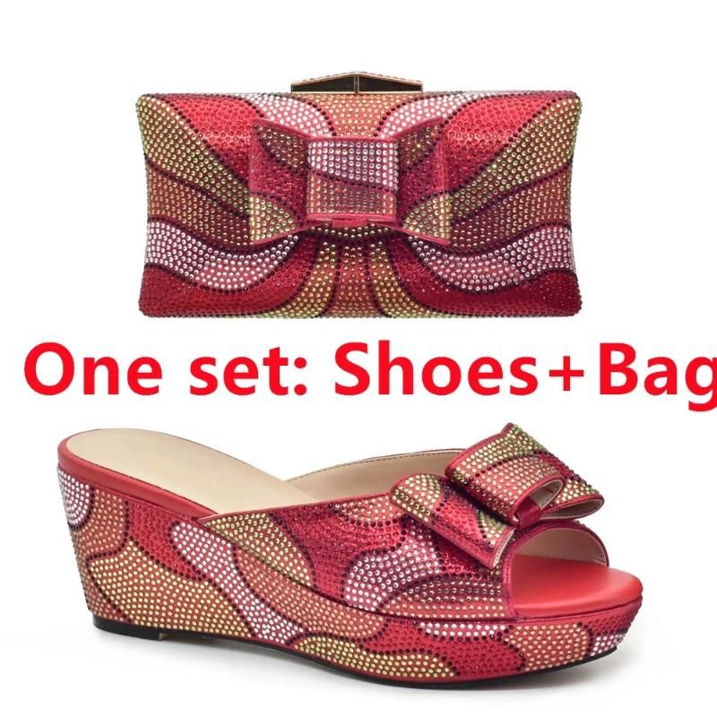 Red Shoe and Bag