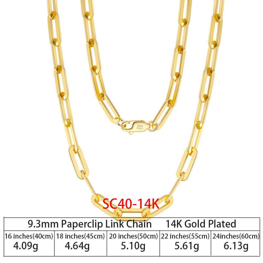 9.3mm-14k Gold Plated-20 Inches (50cm)