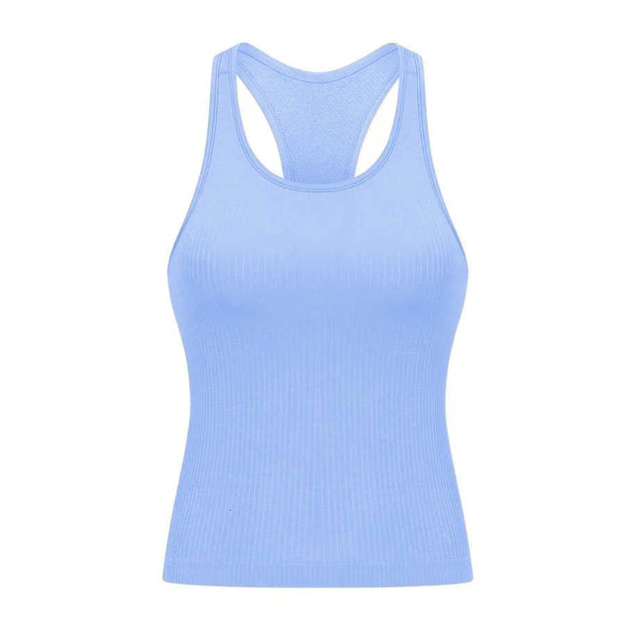 Ebb Long Tank Top Light Blue