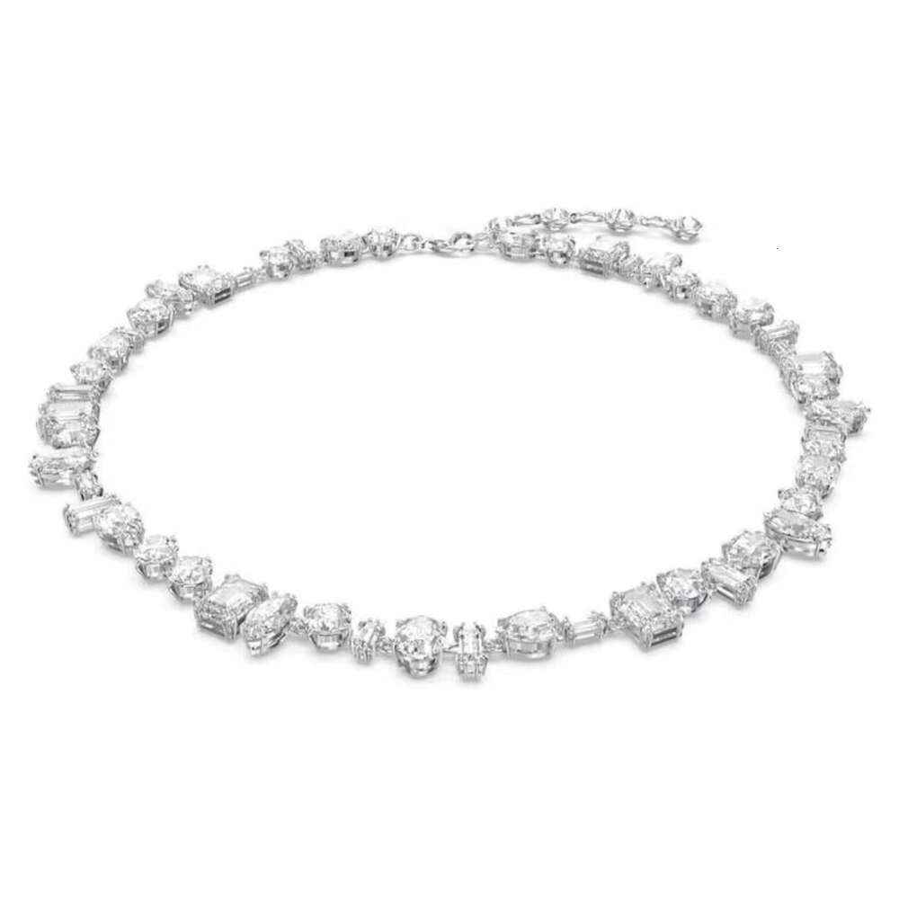 Candy-Halskette mit weißen Diamanten