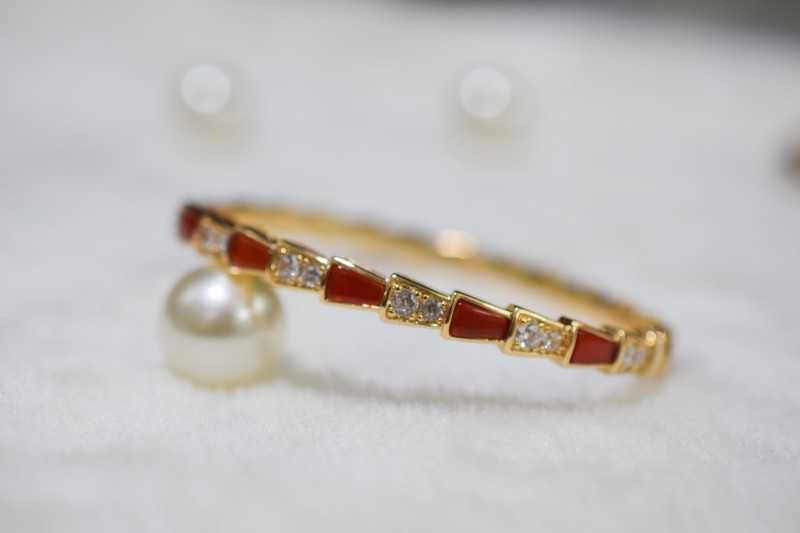 Diamant agate rouge champagne