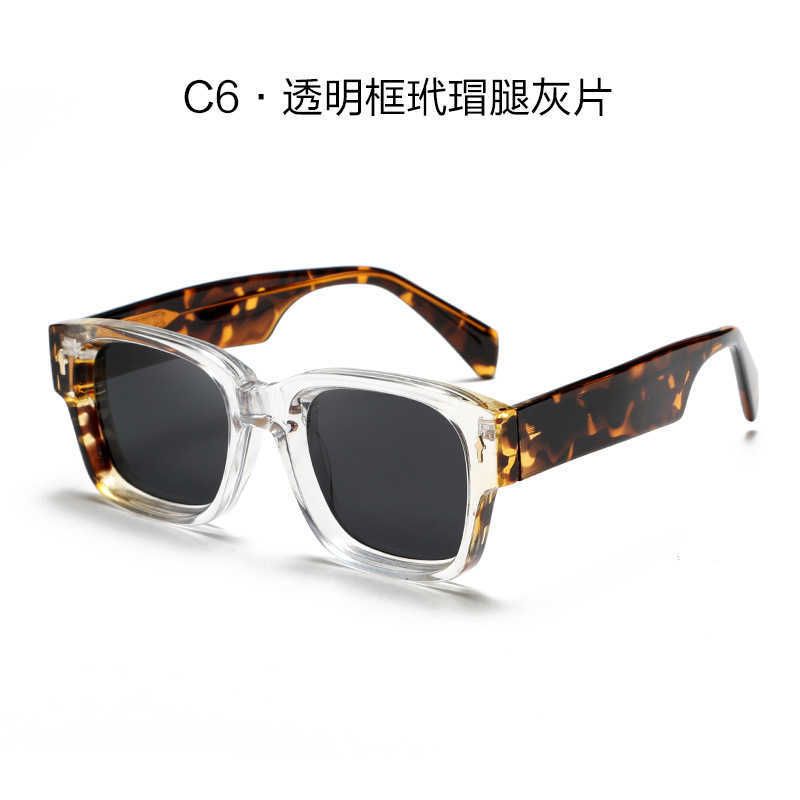 C6 Transparent Frame Tortoiseshell Leg