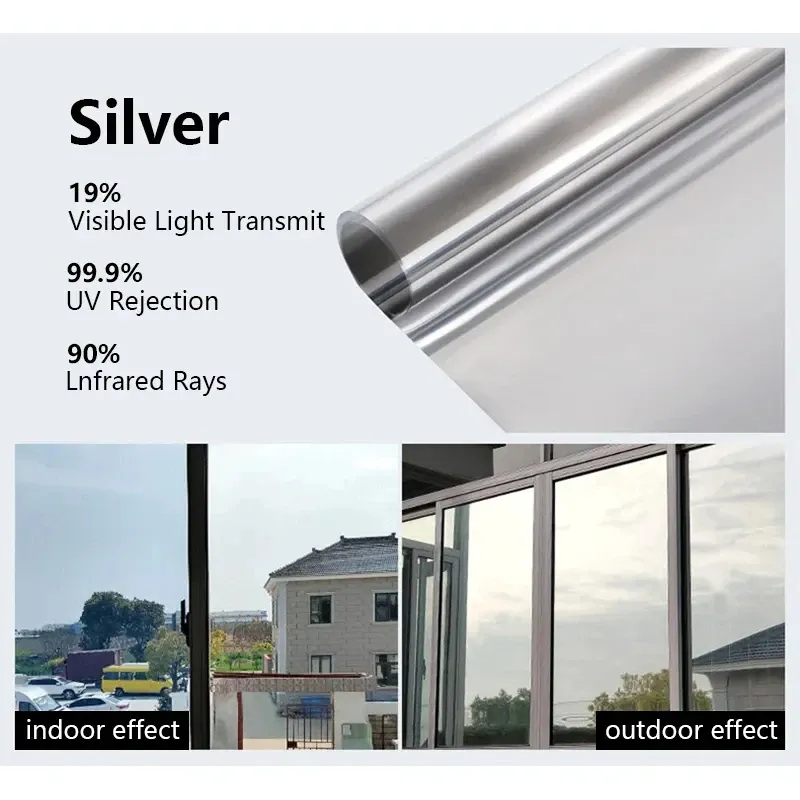 60cmx300 cm nano silver