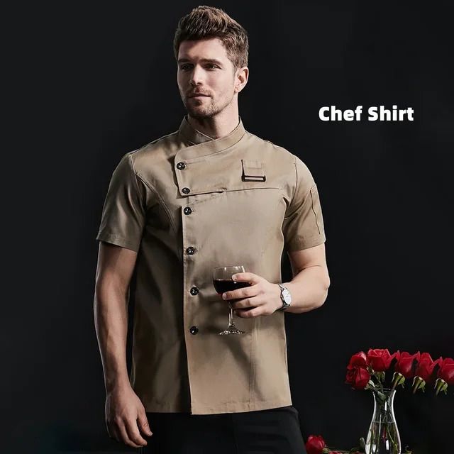 Chef-camisa-khaki-m csf-004