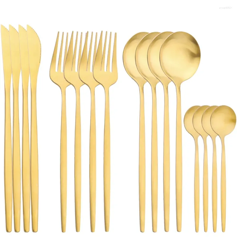 Gold 16Pcs